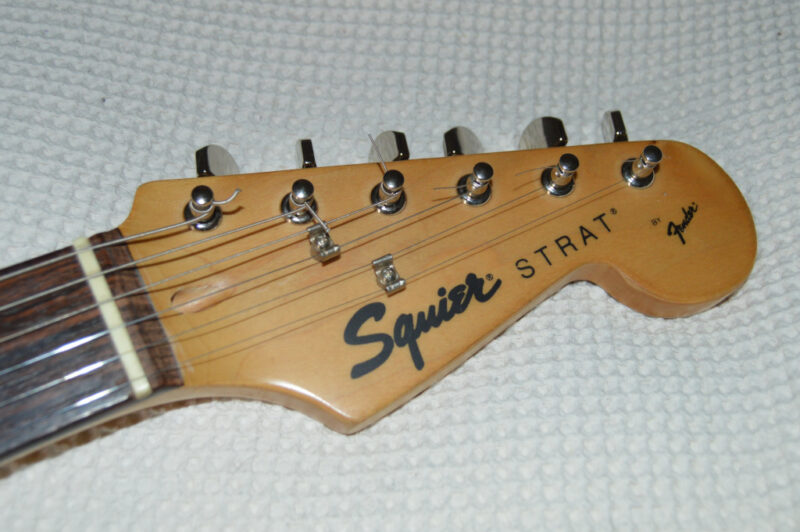 Red 1995 Squier Strat - Image 3